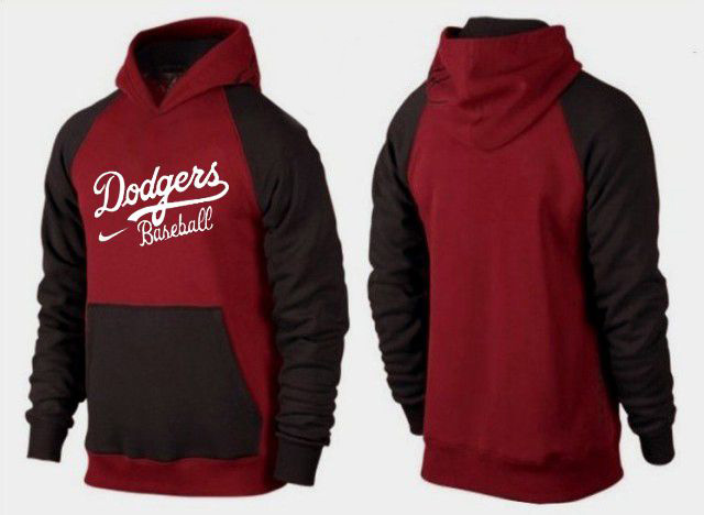 MLB Men's Nike Los Angeles Dodgers Pullover Hoodie - Red/Brown