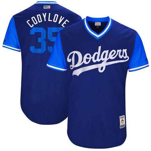 Men's Majestic Los Angeles Dodgers #35 Cody Bellinger 